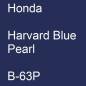 Preview: Honda, Harvard Blue Pearl, B-63P.